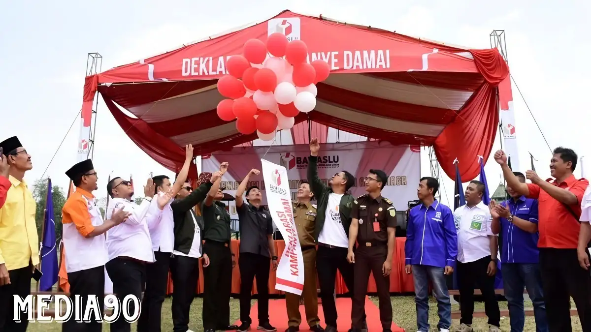 Pj Bupati Tulangbawang Barat Ikut Deklarasikan Pemilu Damai 2024