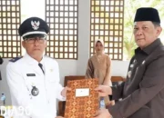 Bupati Sementara Kabupaten Tulangbawang Barat Menunjuk Sahmin sebagai Kepala Sementara Desa Gunung Terang
