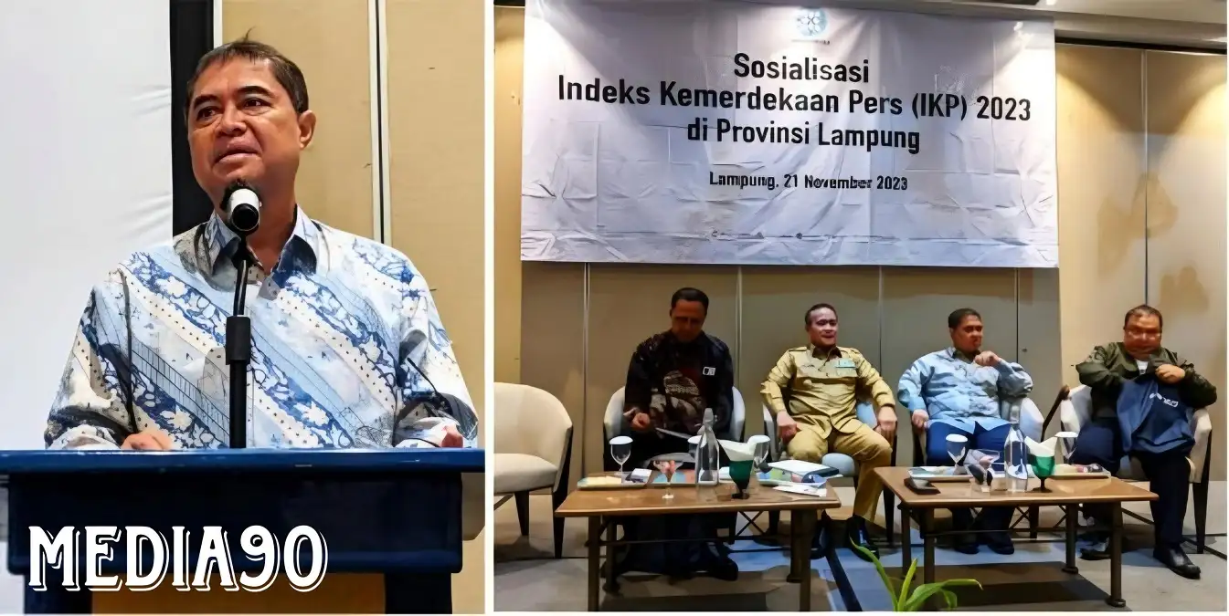 Prihatin, Indeks Kemerdekaan Pers Lampung Anjlok dari Urutan 18 ke Tiga Terendah Nasional, ini Penyebabnya