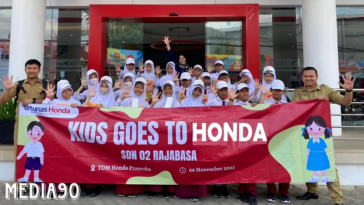 Program Kids Goes to Honda, TDM Lampung Terima Kunjungan Pelajar SDN 2 Rajabasa