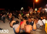 Operasi Penertiban Balap Liar: 29 Motor Disita dan 50 Pemuda Diamankan di Bulukarto dan Gadingrejo Pringsewu