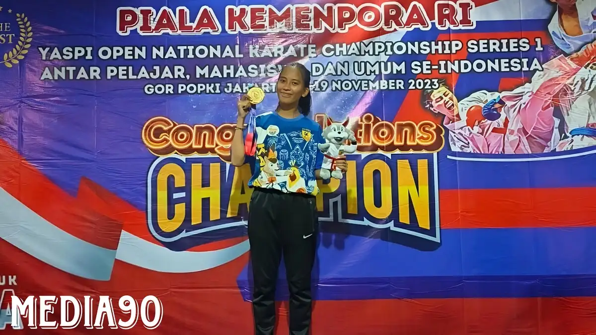 Ribka Tias Ayu Mahasiswi Teknokrat Indonesia Raih Juara di Kejurnas Karate Kemenpora RI