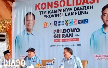 TKD Prabowo-Gibran Lampung Targetkan Kemenangan 70% di Lampung
