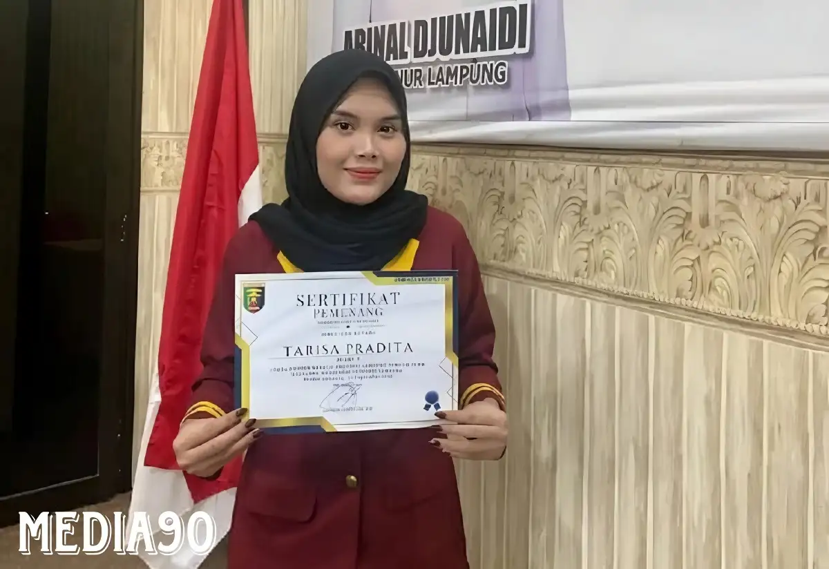 Tarisa Pradita Mahasiswi UTI Raih Juara Lomba Video Kreatif Diskominfotik Lampung
