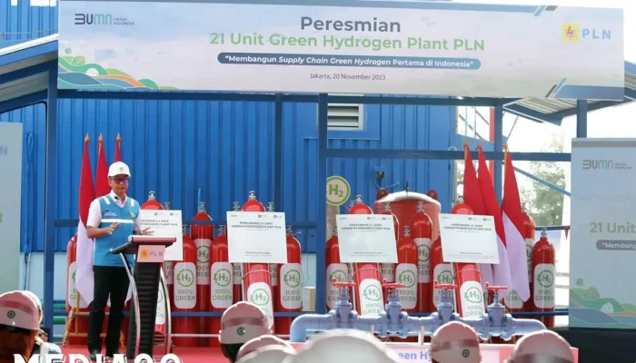 PLN Pimpin Revolusi Hijau di Asia Tenggara: Resmikan 21 Pabrik Green Hydrogen dengan Kapasitas Produksi Hingga 199 Ton Pertahun