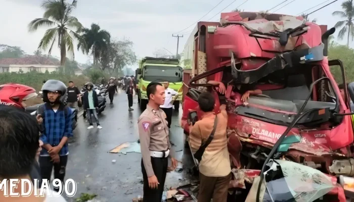 Kecelakaan Tragis: Tabrakan Truk Elpiji dan Bus Brimob di Lampung Timur, Menewaskan Sopir Asal Metro – Pertamina Ungkap Kronologinya