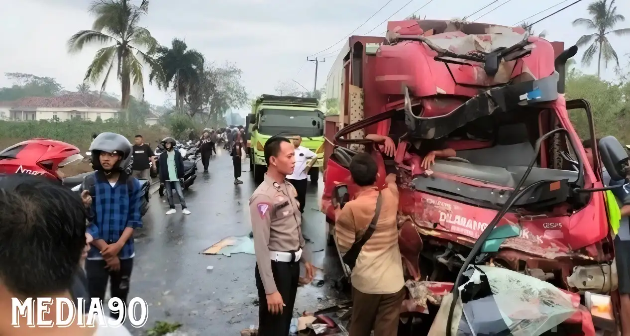 Truk Elpiji Tabrakan dengan Bus Brimob di Lampung Timur, Sopir Asal Metro Tewas. Begini Penjelasan Pertamina