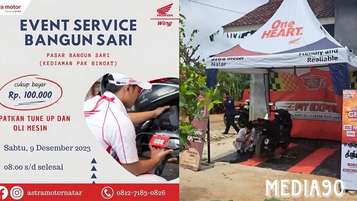 AHASS Astra Motor Natar Hadir di Bangun Sari Lampung Selatan, Ada Diskon Hingga Servis Mudah