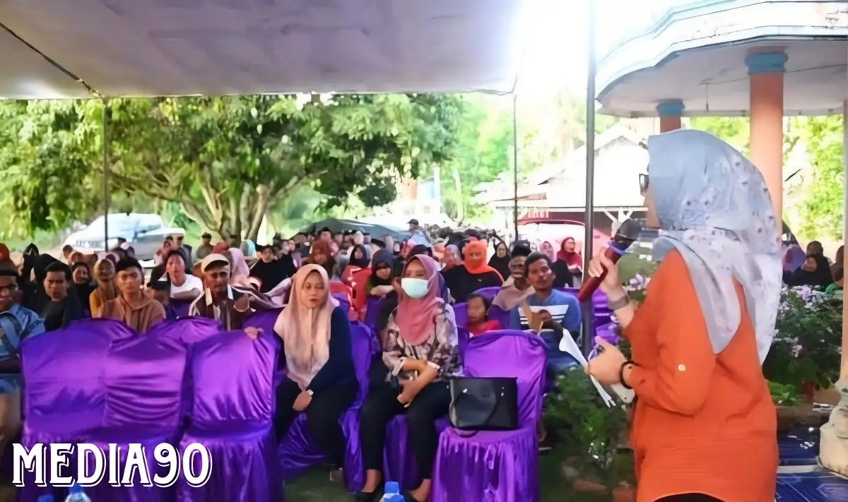 BKKBN Lampung Kampanyekan Penurunan Stunting di Panca Jaya Mesuji, ini Sasarannya