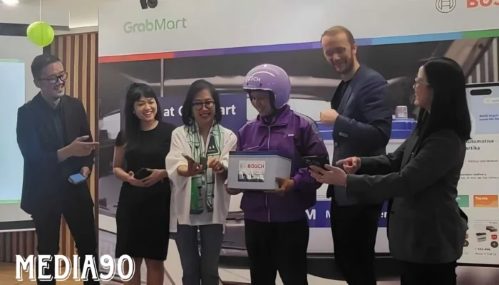 Bosch dan Grab Indonesia Hadirkan Layanan Ganti Aki Mobil Melalui GrabMart