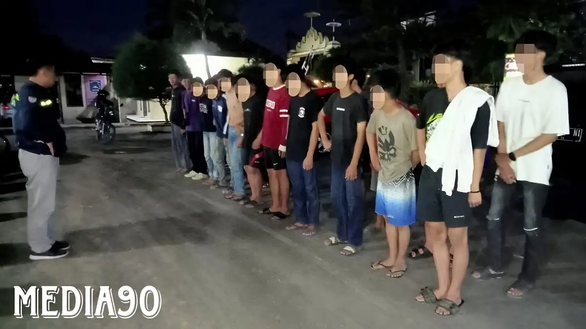 Cari Lawan Balap Liar di Sukarame Bandar Lampung, 16 Remaja ini Diciduk Polisi