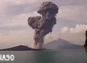 Erupsi Meningkat, Polda Banten Minta Warga Pesisir Selat Sunda Waspadai Gunung Anak Krakatau