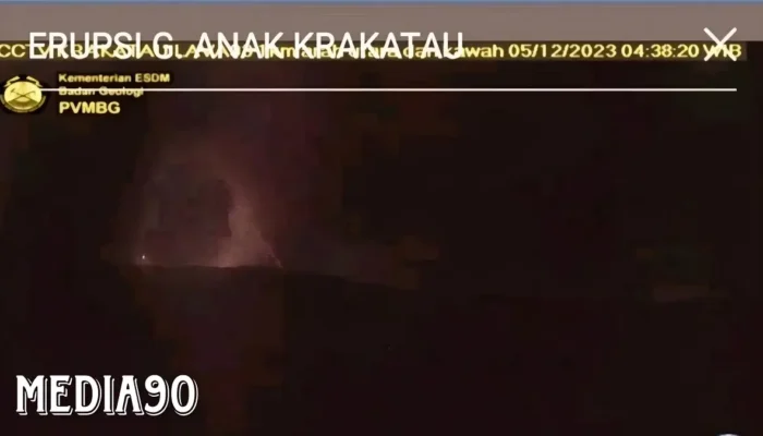 Gunung Anak Krakatau Kembali Memuntahkan Kemarahan Alam: Kolom Abu Mencapai Ketinggian 700 Meter pada Erupsi Subuh