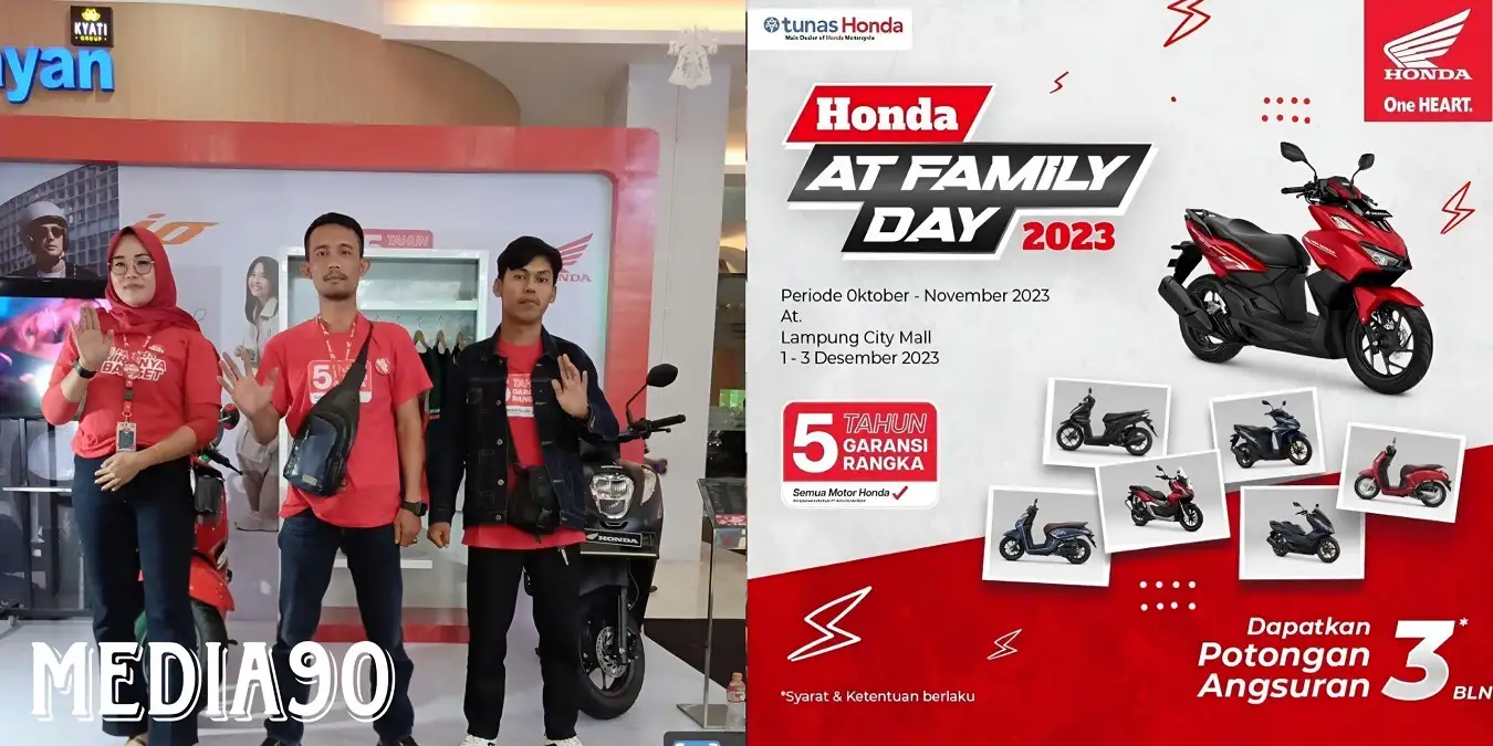 Honda AT Family Day, Astra Motor Natar Tawarkan Promo Menarik ke Konsumen