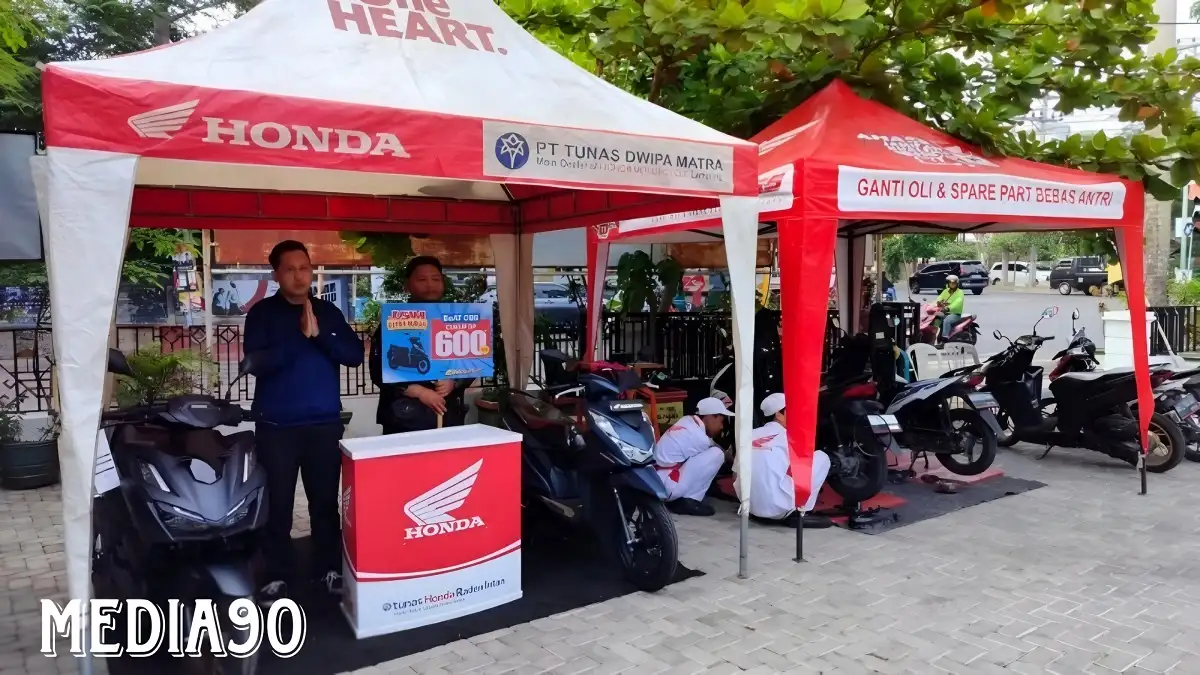 Honda Raden Intan Gelar Roadshow di Kantor Camat Tanjungkarang Pusat