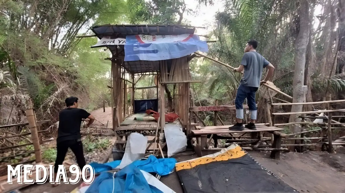 Jadi Sarang Narkoba, Polisi Temukan ini Saat Gerebek Gubuk Kebun Sawit di Gunung Sugih Lampung Tengah