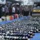 Jaga Ketertiban Natal dan Tahun Baru, Ribuan Botol Miras dan Ratusan Liter Tuak Dimusnahkan Polres Lampung Selatan