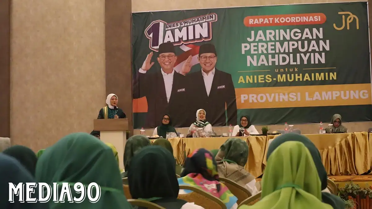 Jaringan Perempuan Nahdliyin Lampung Deklarasikan Dukung Anies - Muhaimin di Pilpres 2024