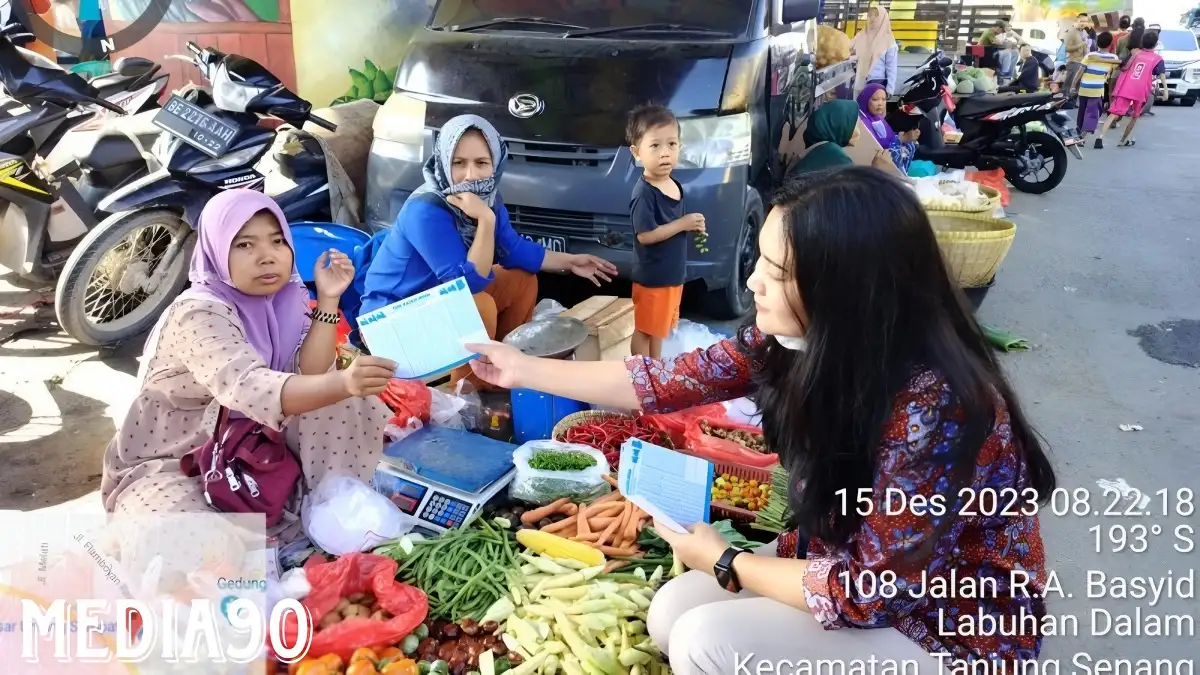 Kanvasing di Pasar Untung, TDM Raden Intan Bandar Lampung Berbagi Promo ke Konsumen