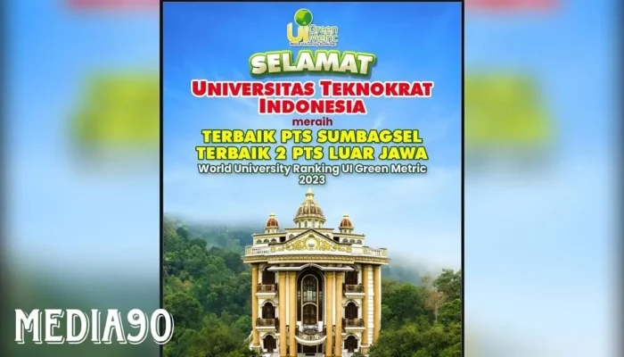 Torehkan Prestasi! Universitas Teknokrat Indonesia Raih Posisi Puncak sebagai Kampus Hijau Terbaik di Luar Jawa Menurut Pemeringkatan Internasional Greenmetric 2023