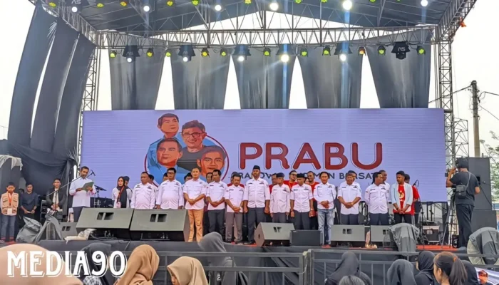 Harmoni Lantunan Prabu dan Dewa 19 Membuka Gebyar Kemenangan Prabowo – Gibran di Lampung