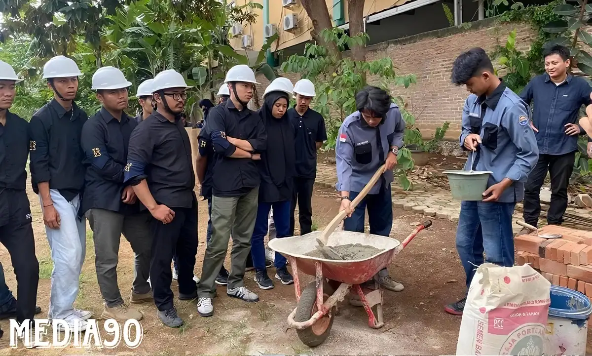 Meningkatkan Kemampuan Dasar Konstruksi Bangunan, Prodi Teknik Sipil Teknokrat Indonesia Gelar Pelatihan Pekerjaan Dinding