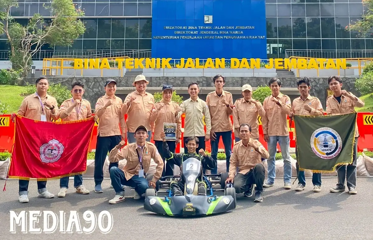 Mobil Gokart Listrik Milik Teknokrat Indonesia Mengaspal di Electric Karting Race 2023