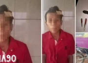 Kejadian Mencengangkan: Pria Asal Anak Ratu Aji Gondol Motor di Kebun Singkong Blambangan Pagar Lampung Utara