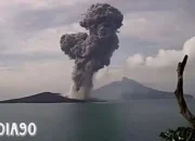 Status Level III Siaga, Masyarakat Pesisir dan Nelayan Sekitar Gunung Anak Krakatau Diminta Waspada
