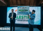 TKD Prabowo-Gibran Lampung, Beri Bantuan Rp250 Juta, untuk Palestina
