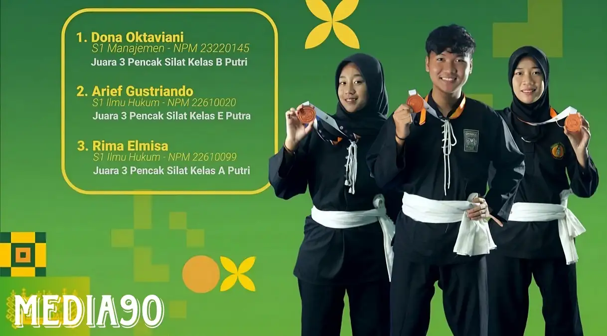 Tiga Mahasiswa Universitas Malahayati Raih Juara Pencak Silat Lampung Berjaya 2023