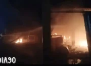 Toko Sparepart Mobil di Way Jepara Lampung Timur Hangus Terbakar, Kerugian Capai Ratusan Juta Rupiah
