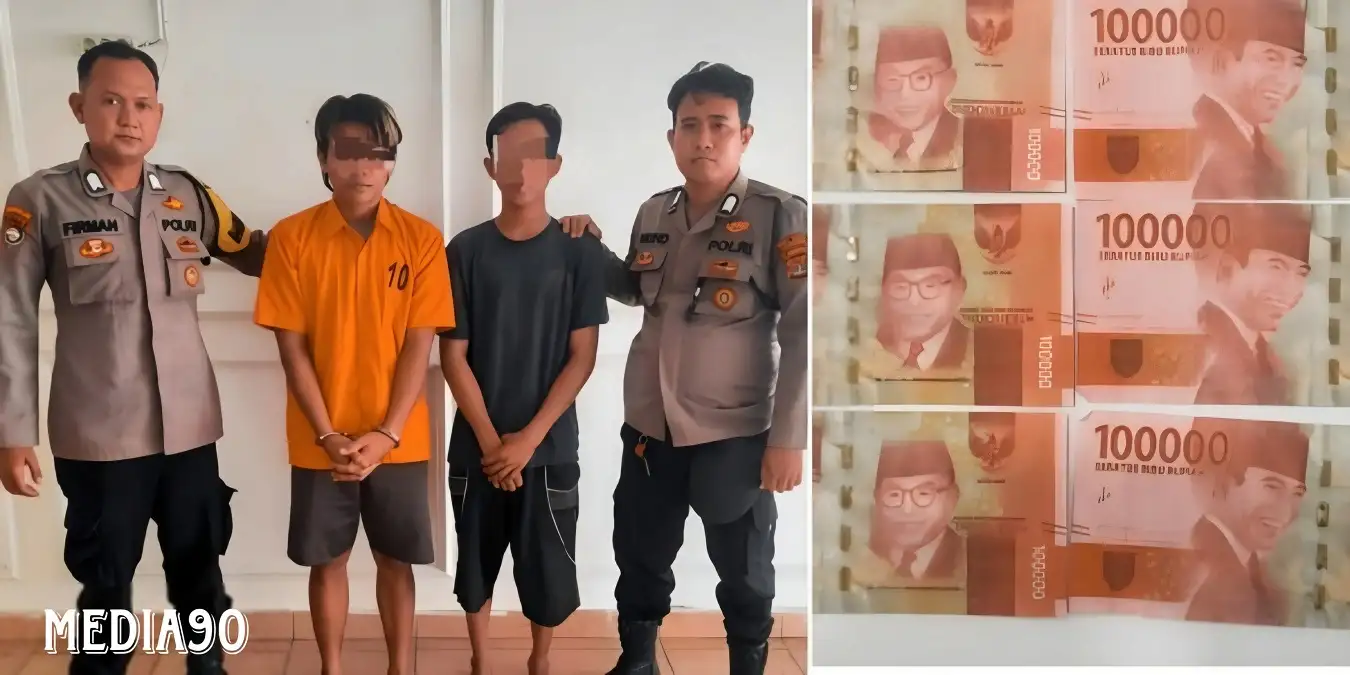 Belanja Sembako Pakai Uang Palsu, Dua Pemuda Asal Sukoharjo Pringsewu ini Mengaku Dapat dari Facebook