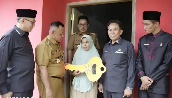 Peresmian Rumah Warga Rajabasa oleh Bupati Lampung Selatan sebagai Bukti Kegiatan CSR Bedah Rumah dari ASDP