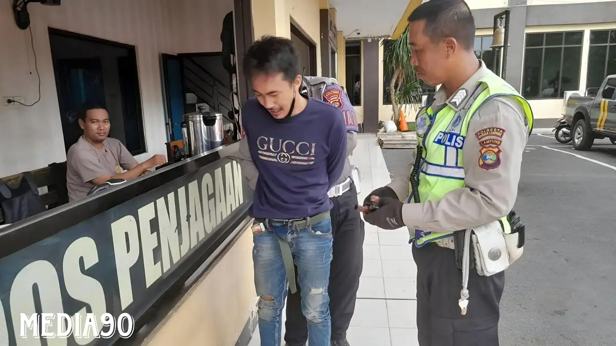 Curi Motor di Bandar Lampung, Pria Asal Labuhan Maringgai ini Ditangkap Polantas Usai Kabur Saat Ditilang