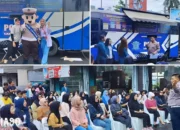 Kolaborasi Efektif: Unit Satlantas dan SIM Keliling TDM Raden Intan Bandar Lampung Raih Antusiasme Warga