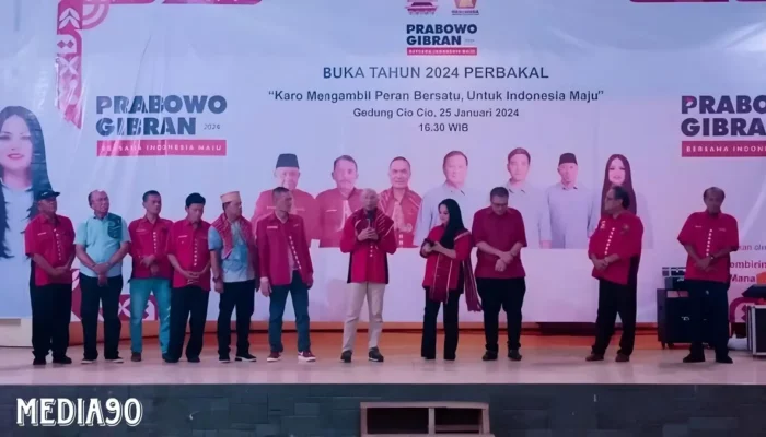 Bergelora Dukungan Masyarakat Karo Lampung untuk Prabowo-Gibran dalam Pembukaan Tahun 2024