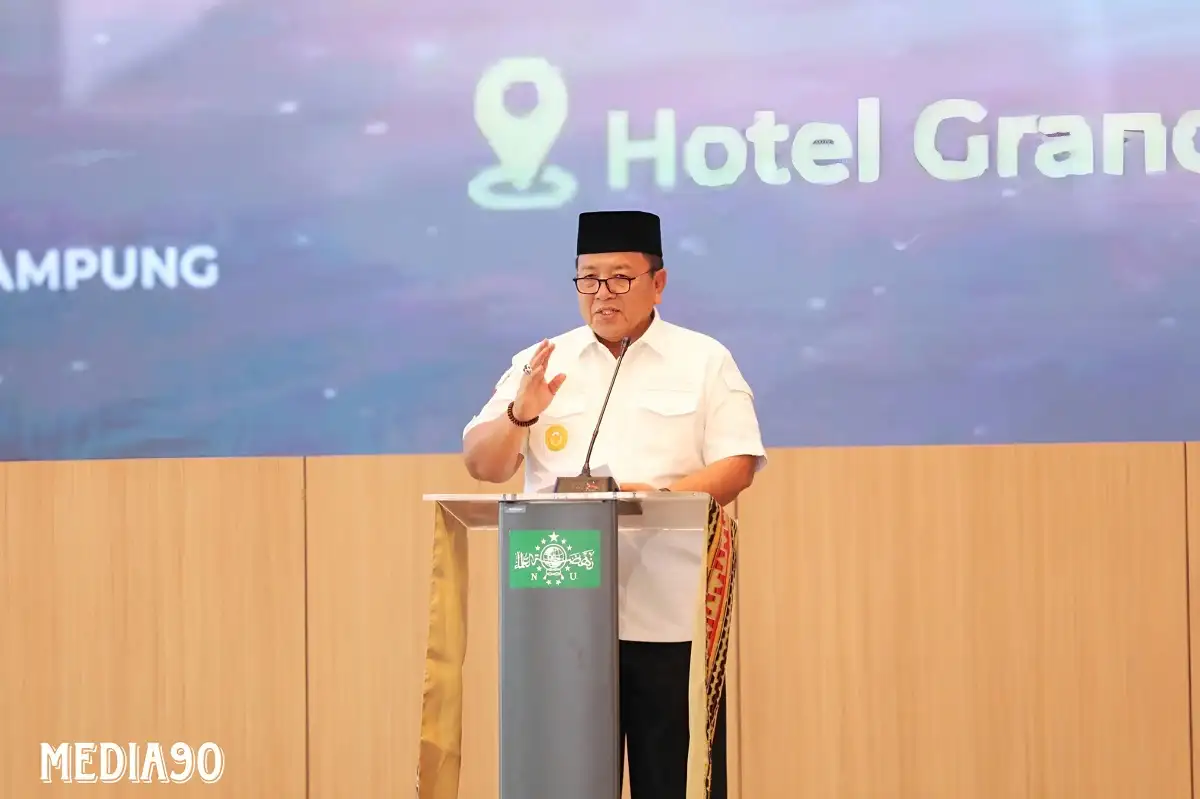 Gubernur Lampung Hadiri Pelantikan PWNU Lampung 2023-2028 dan Launching GKMNU