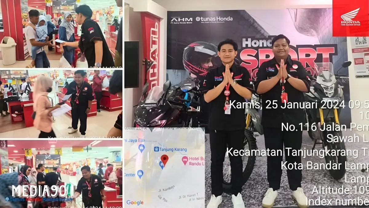 Honda Motor Sport Show di Mall Chandra Tanjungkarang, TDM Hadirkan Promo Ekslusif ke Konsumen