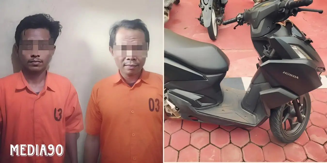 Jual Beli Motor Curian di Pringsewu, Dua Warga Talang Padang Tanggamus Diringkus Polisi