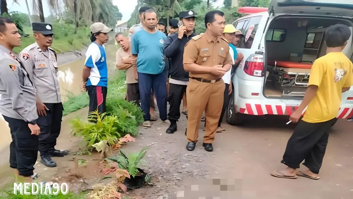 Mayat Lelaki Diduga Warga Metro Ditemukan Mengapung di Irigasi Pekalongan Lampung Timur