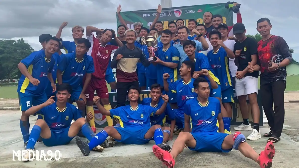 Menang Telak 3-1 dari PSBL, TS Saiburai Lampung Juarai Liga 3 Zona Lampung