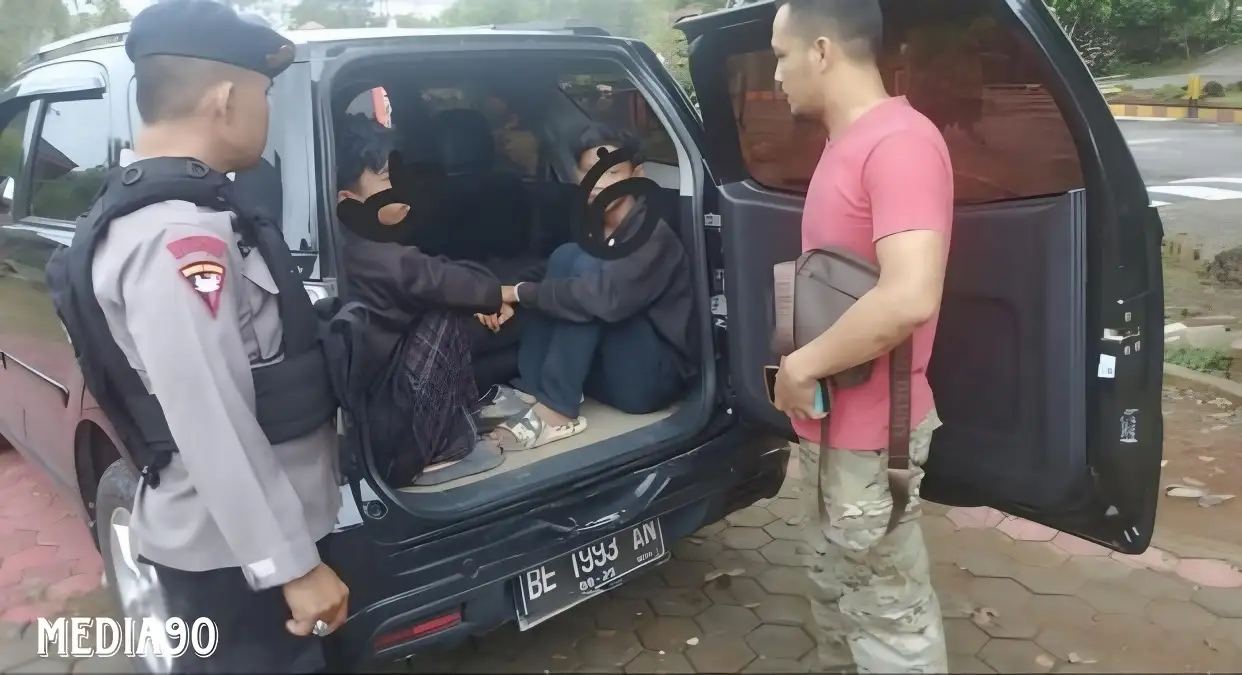 Nyaris Diamuk Massa, Dua Remaja Pelaku Jambret Asal Jatimulyo Lampung Selatan Diselamatkan Polisi
