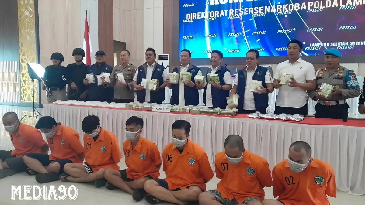 Oknum Pegawai Honor BNNK Lampung Tengah Ikut Terlibat Kurir Narkoba Jaringan Internasional Fredy Pratama