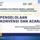 Polinela Buka Prodi Baru Pengelolaan Konvensi dan Acara, Tingkatkan Pariwisata Lampung