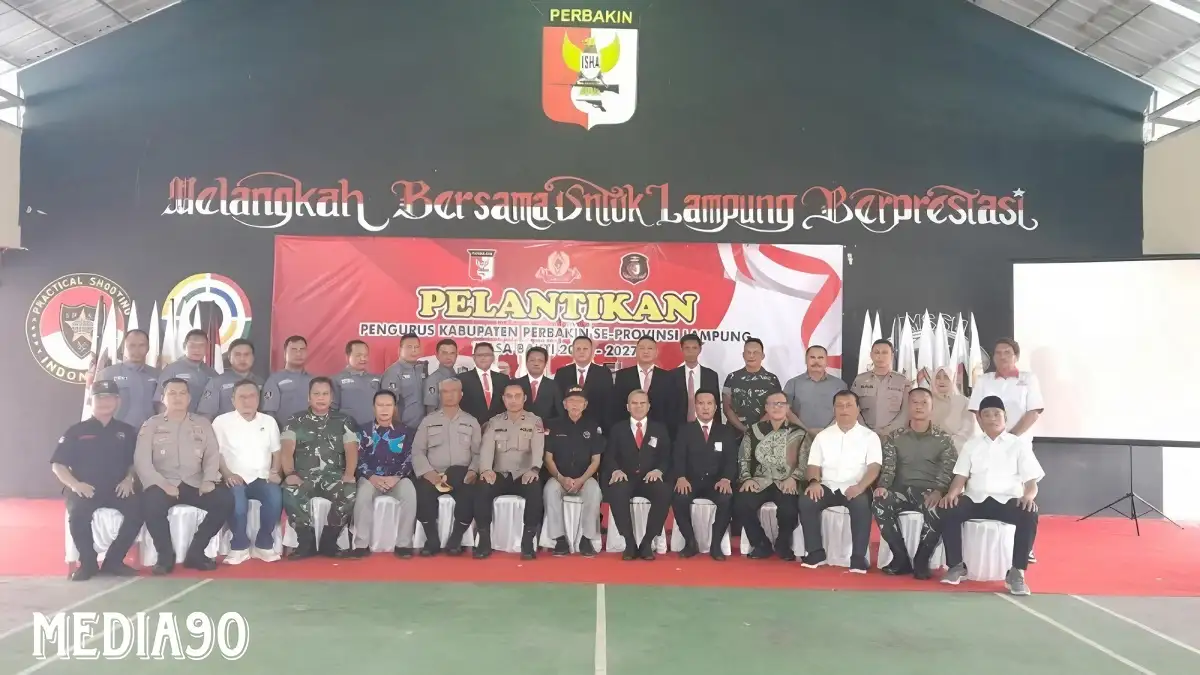 Resmi Dilantik, 8 Pengurus Kabupaten Perbakin di Lampung Diminta Serius Bina Atlet Menembak