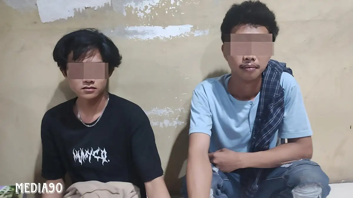 Dua Remaja Asal Kedaton Terjaring Patroli Polisi Bawa Badik di Tanjungkarang