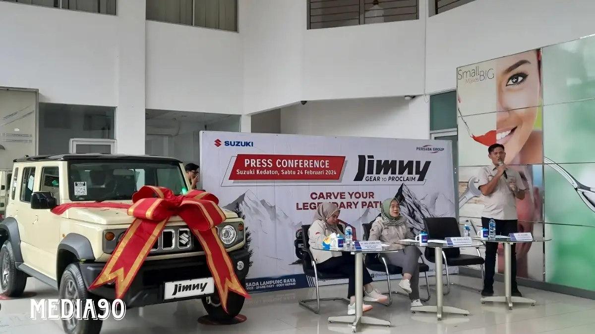 Hadir Enam Pilihan Warna, Mobil Suzuki Jimny 5 Door Dibanderol Rp500 Juta Resmi Mengaspal di Lampung