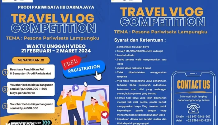 Jelajah Seru Lampung: Bergabung dalam Kompetisi Vlog ‘Pesona Pariwisata Lampungku’