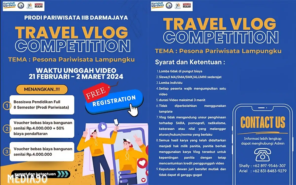 Hobi Traveling, Kuy Ikutan Vlog Competition Pesona Pariwisata Lampungku